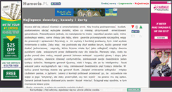 Desktop Screenshot of humoris.pl